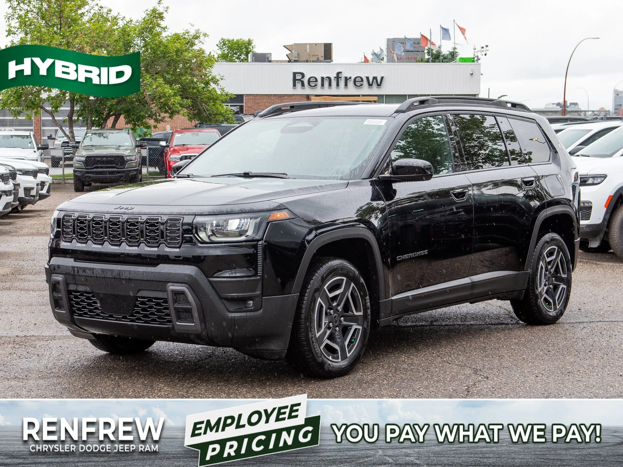 New 2026 Black Jeep Laredo * Hybrid image 1