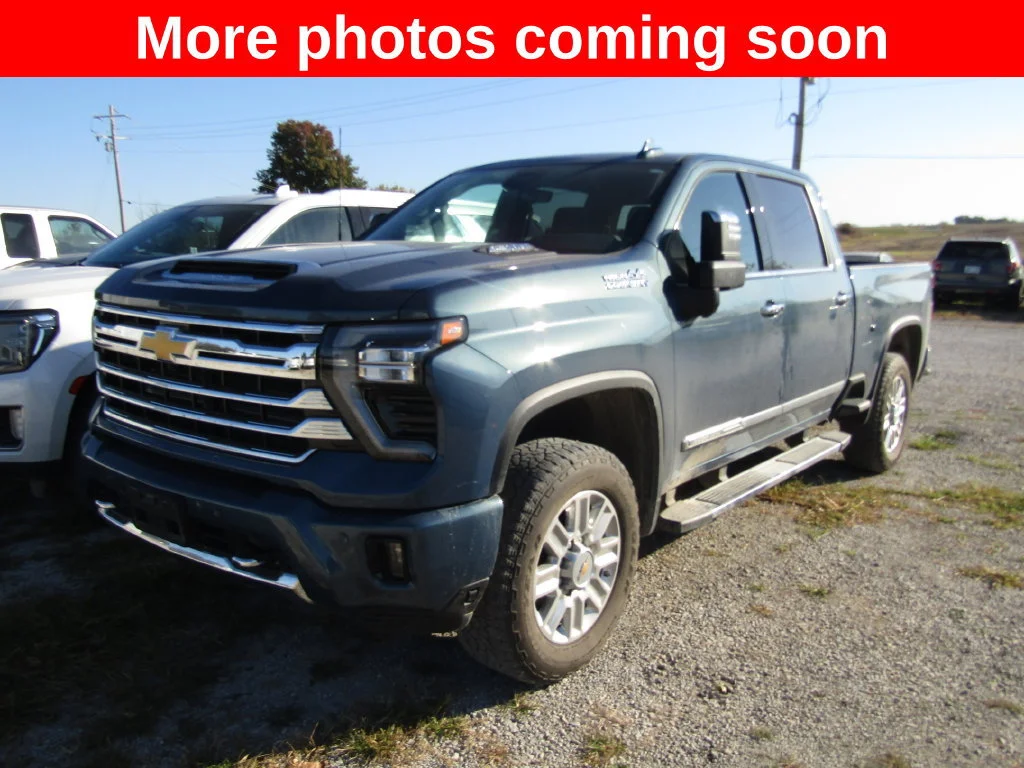 Used 2024 Lakeshore Blue Metallic Chevrolet High Country image 1