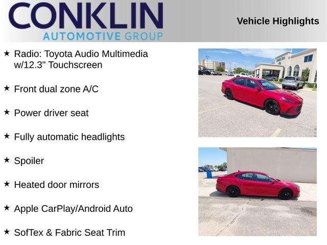 Used 2025 Red Toyota SE image 2