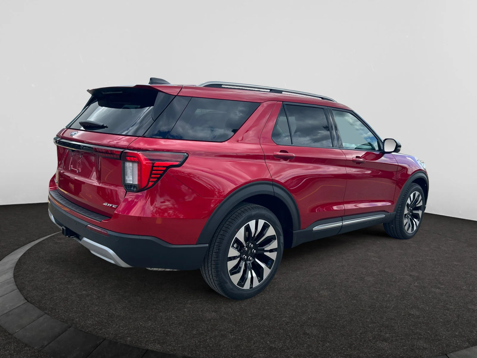 New 2026 Rapid Red Metallic Tinted Clearcoat Ford Platinum image 5