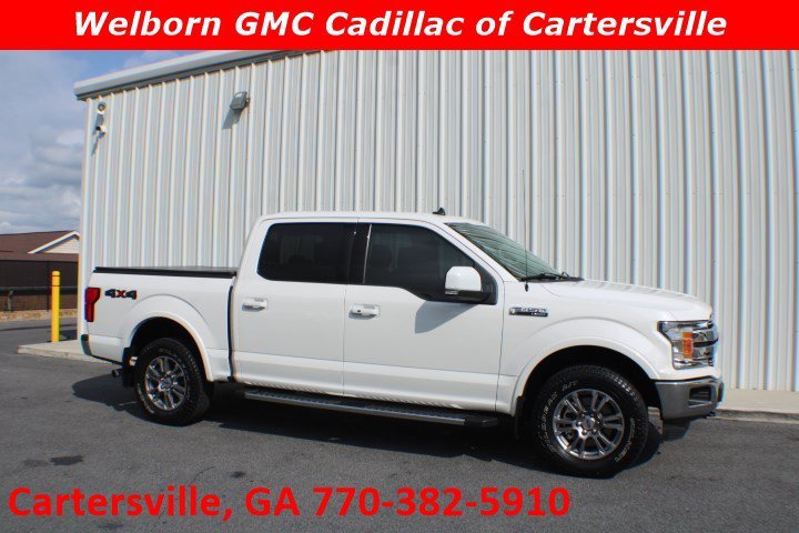 Used 2020 OXFORD WHITE Ford LARIAT image 1