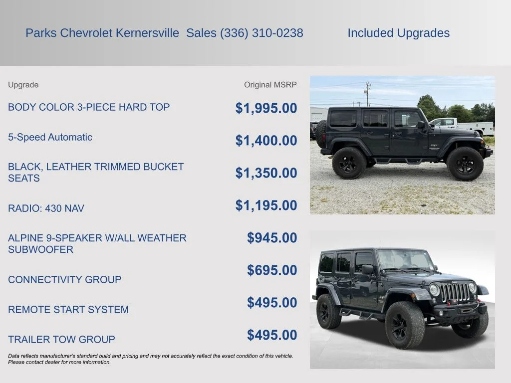 Used 2017 Black Jeep Unlimited Sahara image 4