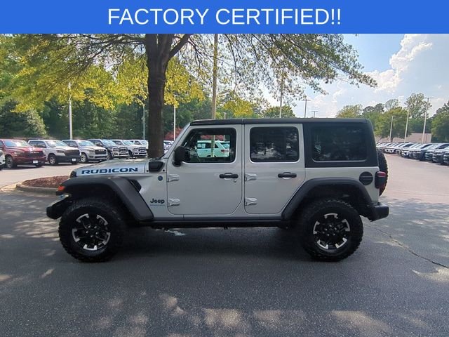 Used 2024 Silver Jeep Rubicon 4xe image 2