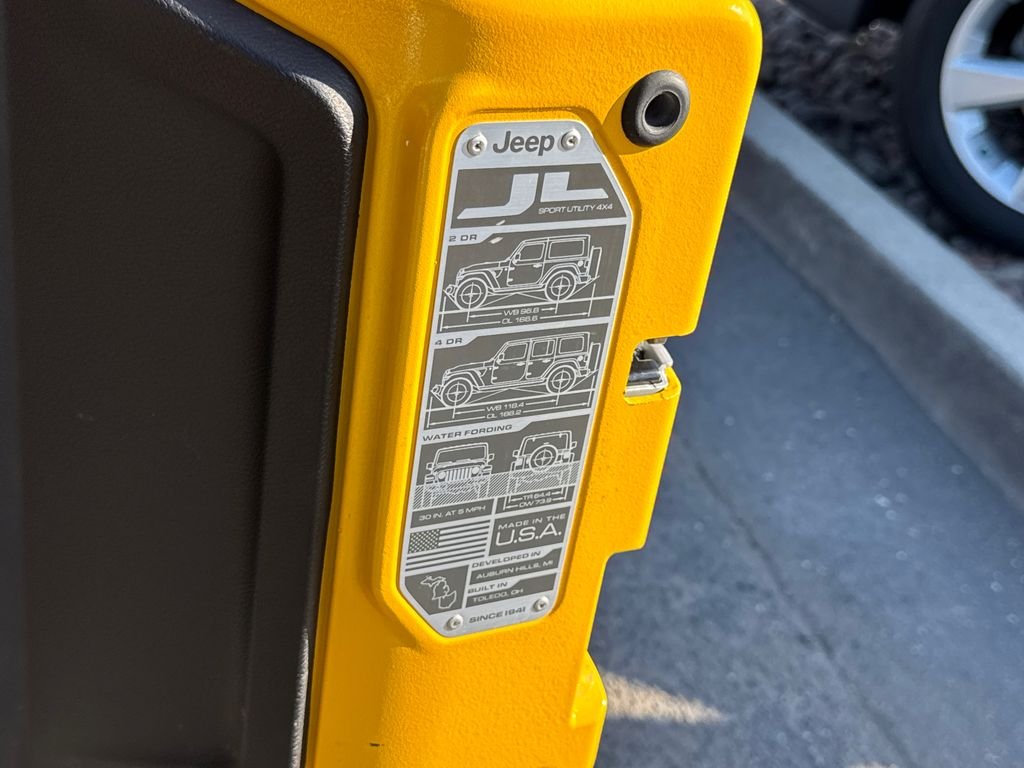 Used 2021 Yellow Jeep Unlimited Sport S image 12