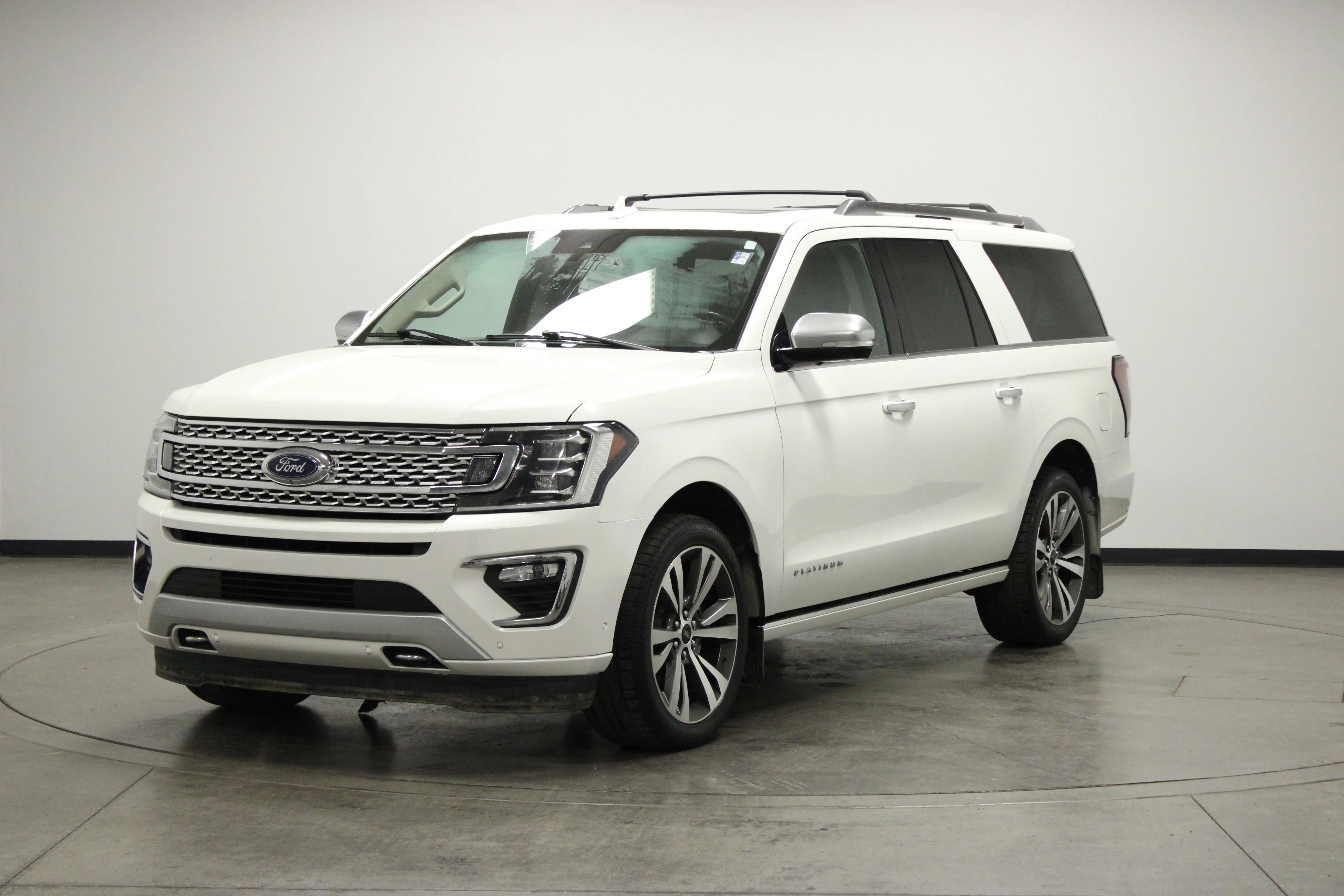 Used 2021 Star White Metallic Tri-Coat Ford Platinum image 4