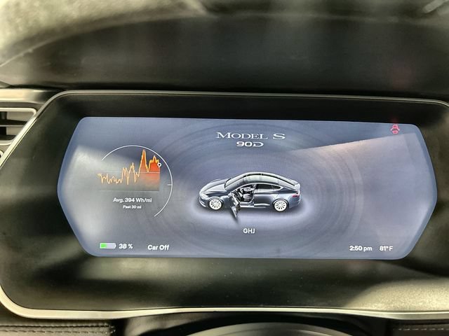Used 2016 Gray Tesla 90D image 15