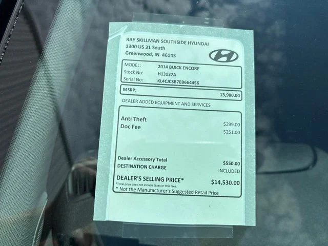 Used 2014 Carbon Black Metallic Buick Leather image 2