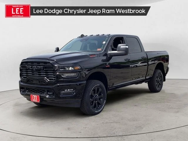 New 2026 Diamond Black Crystal Pearlcoat Ram BIG HORN CREW CAB 4X4 6