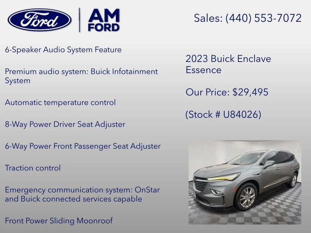 Certified Used 2023 Moonstone Gray Metallic Buick Essence image 18