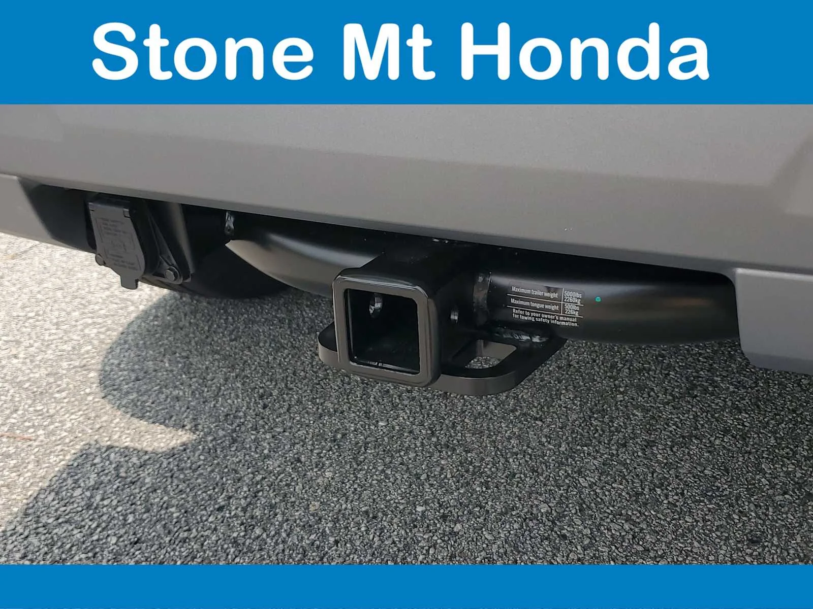 New 2026 Sonic Gray Pearl Honda RTL Towing image 8