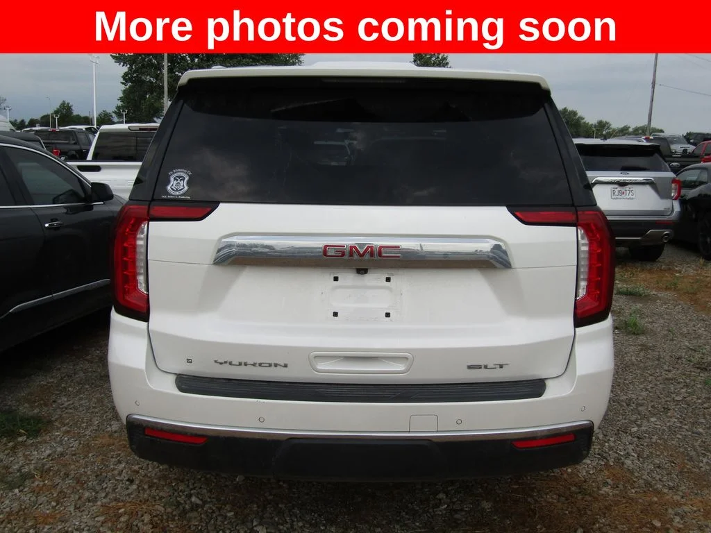 Used 2021 White Frost Tri-Coat GMC SLT image 4