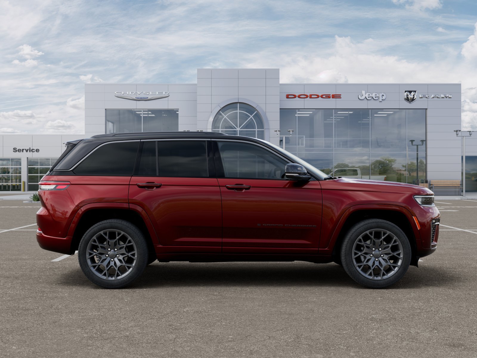 New 2026 Velvet Red Pearl-Coat Exterior Paint Jeep Summit image 21