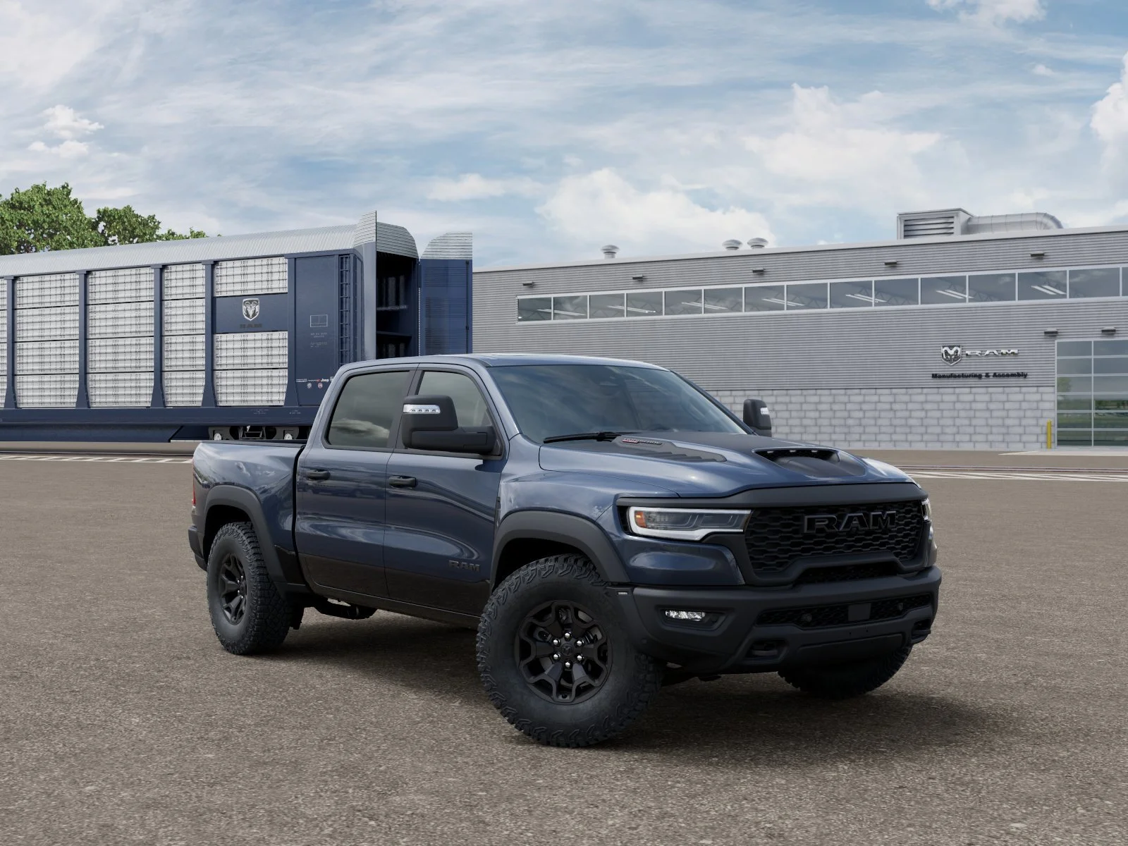 New 2026 Forged Blue Metallic Exterior Paint RAM RHO image 6