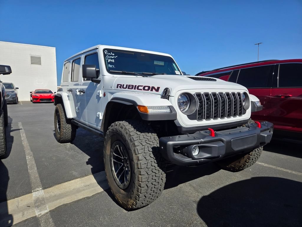 Used 2026 Bright White Clea Jeep Rubicon X image 1