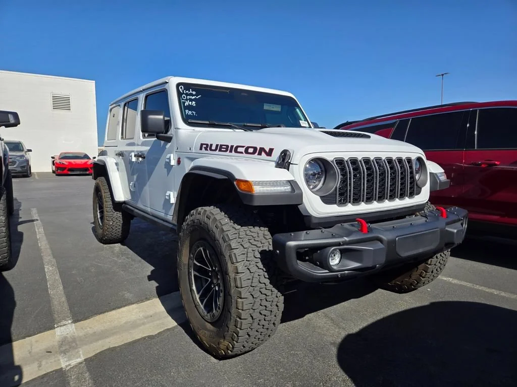 Used 2026 Bright White Clea Jeep Rubicon X image 1
