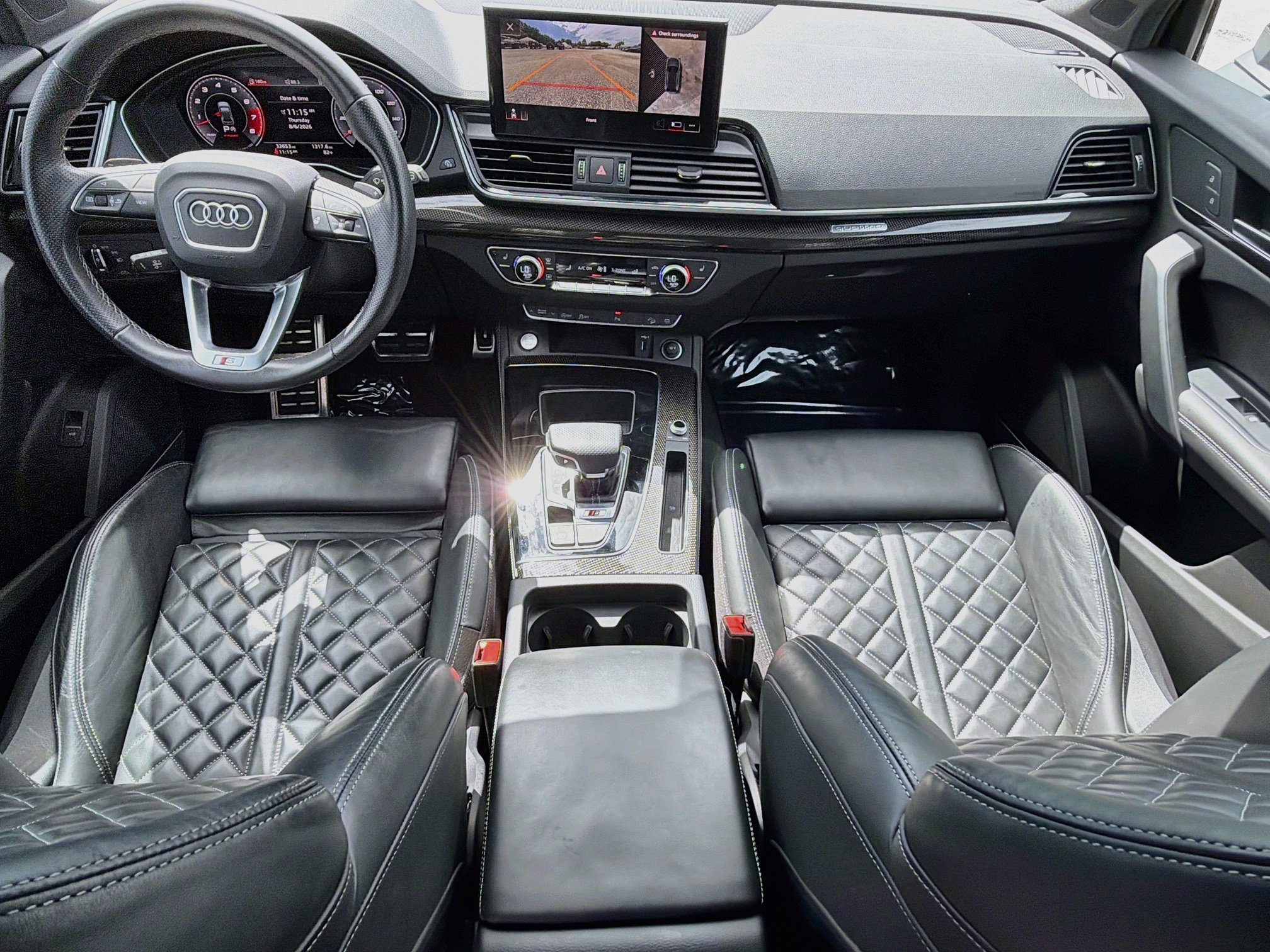 Used 2023 Glacier White Metallic Audi Premium Plus image 15