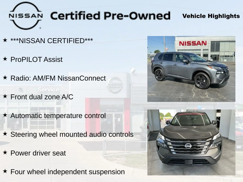 Certified Used 2024 Gray Nissan SV image 9