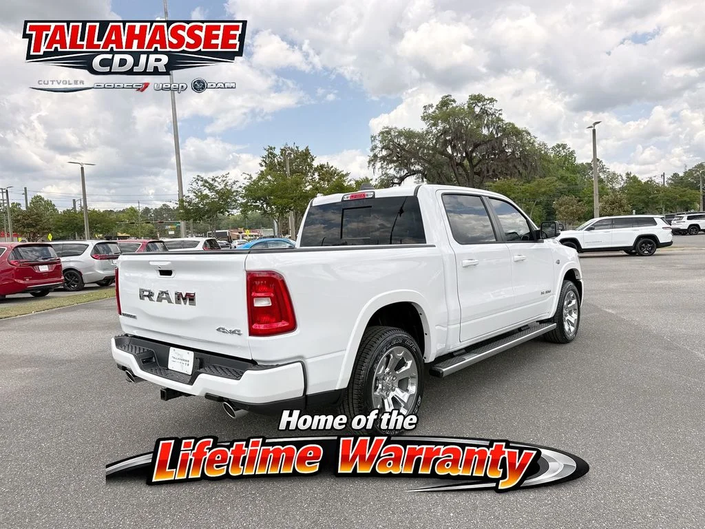 New 2026 Bright White Clear-Coat Exterior Paint RAM Big Horn/Lone Star image 3