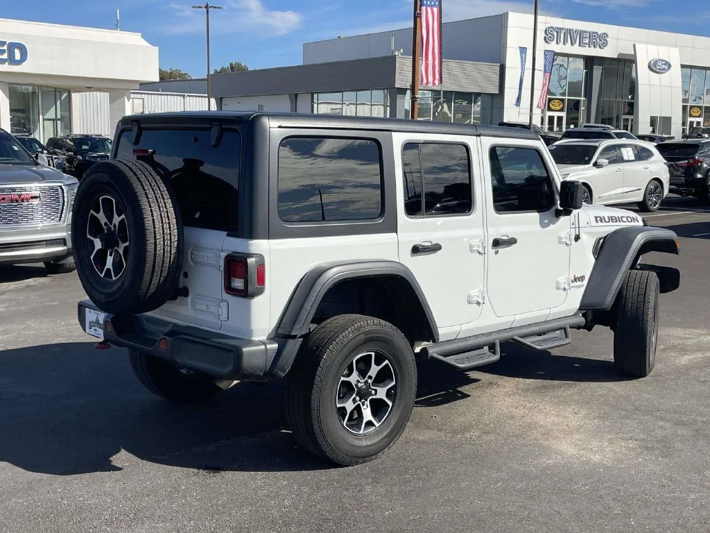 Used 2020 White Jeep Unlimited Rubicon image 3