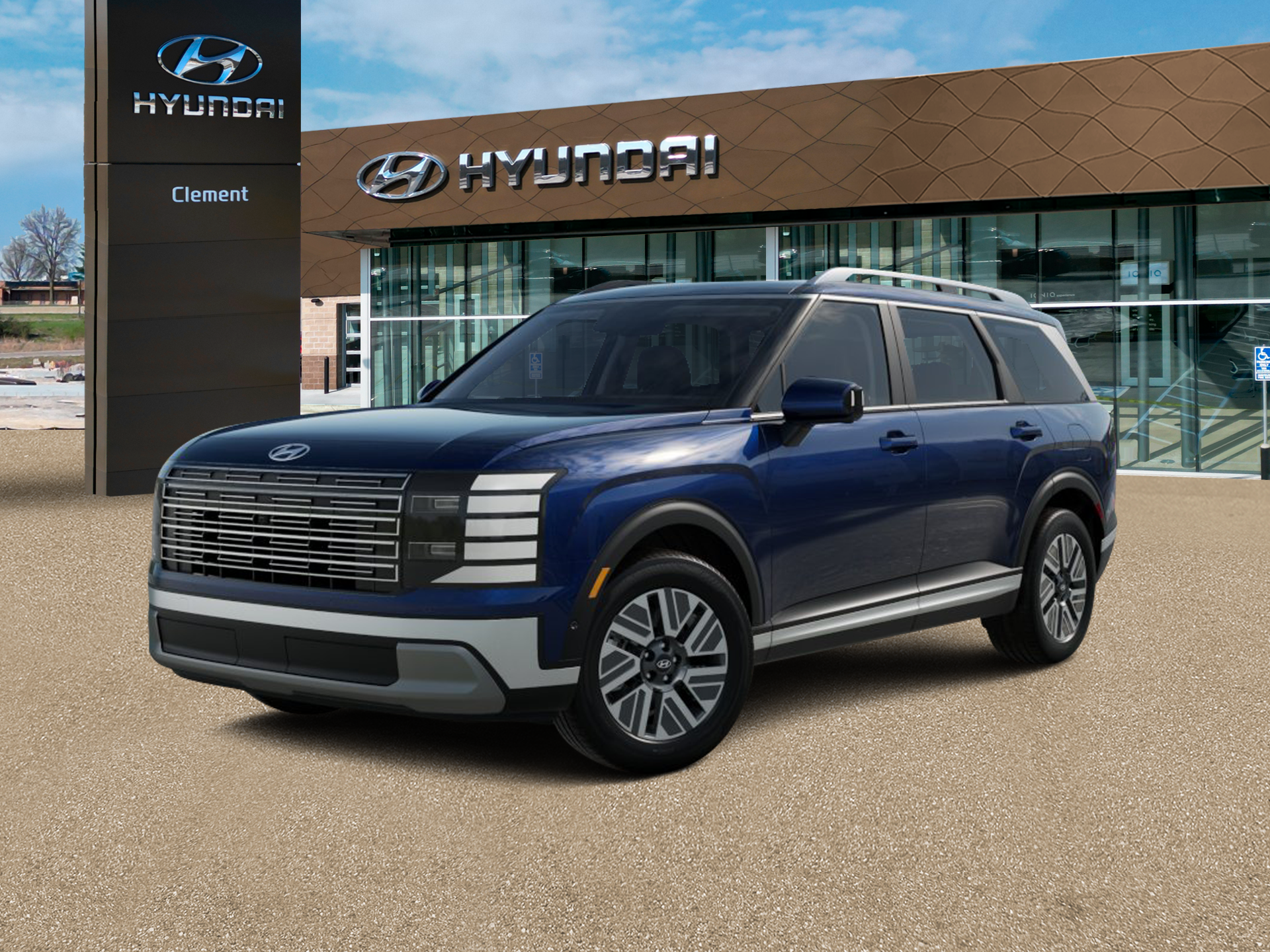 New 2026 Blue Hyundai SEL Premium 7P image 2