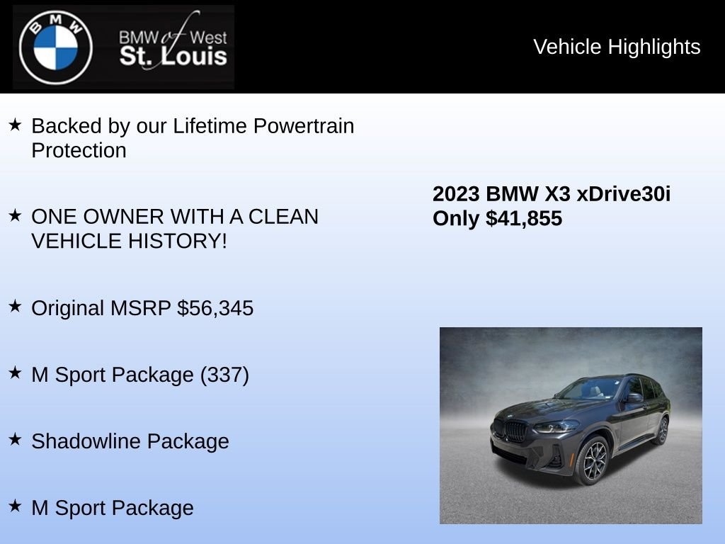 Used 2023 Gray BMW xDrive30i image 8