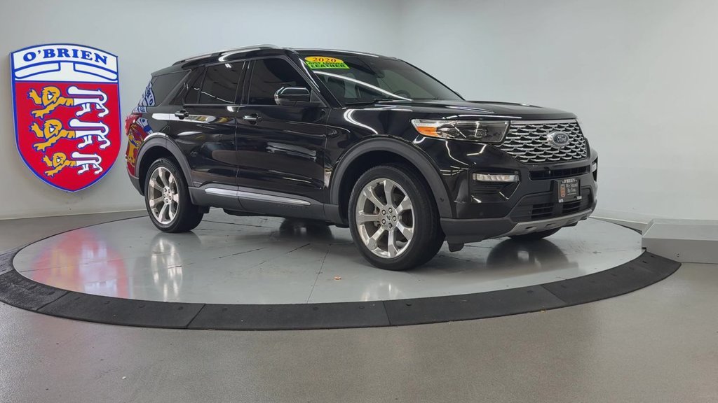 Used 2020 Black Metallic Ford Platinum image 2