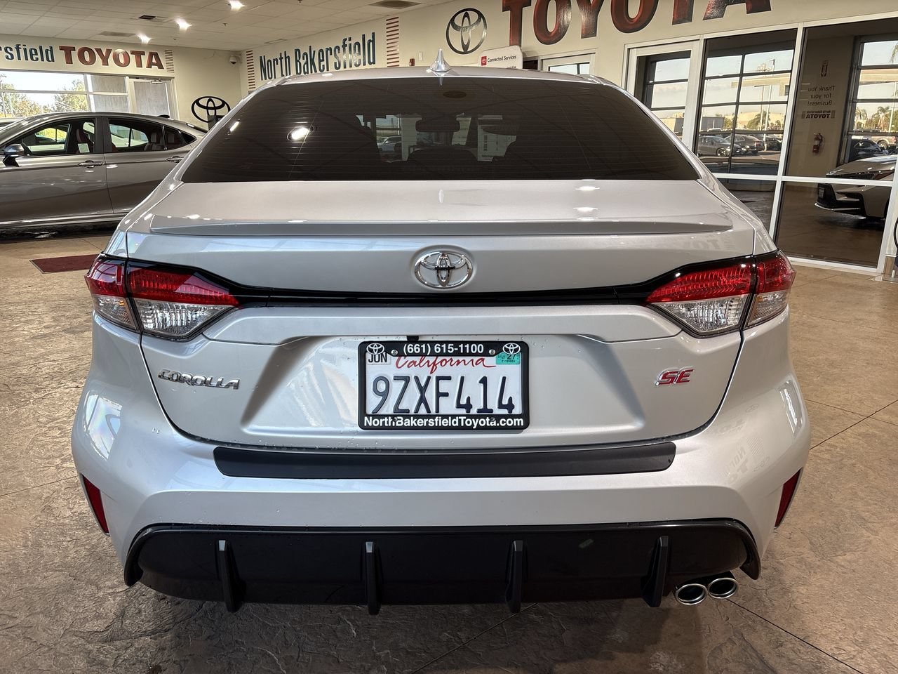Certified Used 2026 Classic Silver Metallic Toyota SE image 9