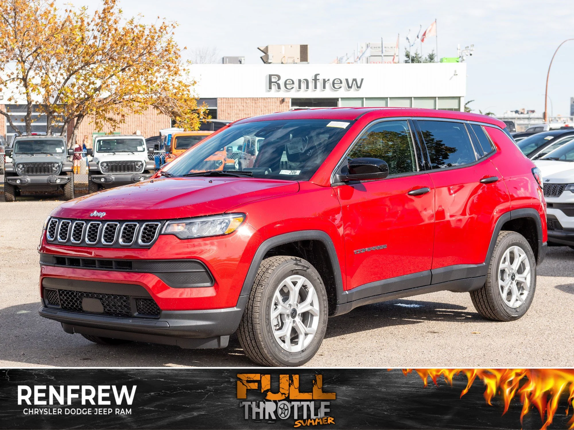 New 2026 Red Jeep Sport* image 1