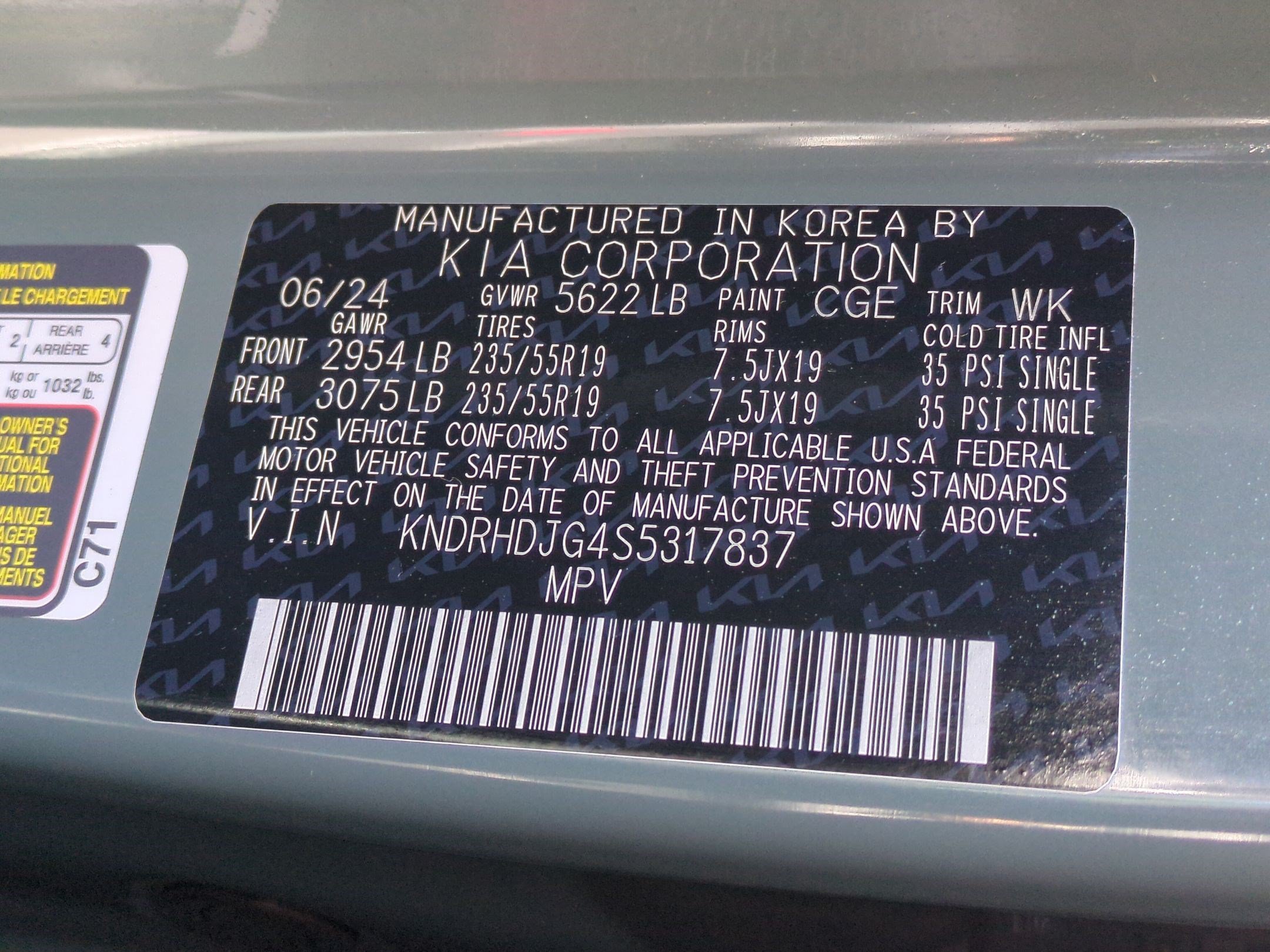 Used 2025 Cityscape Green Kia EX image 33