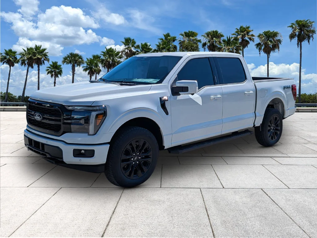 New 2026 Star White Metallic Tri-Coat Ford Lariat® image 3