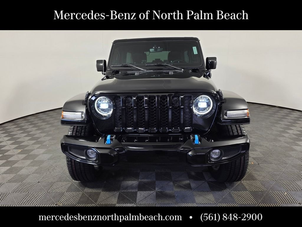 Used 2023 Jeep Wrangler 4xe High Altitude 4XE with VIN 1C4JJXP63PW555245 for sale in Palm Beach Gardens, FL
