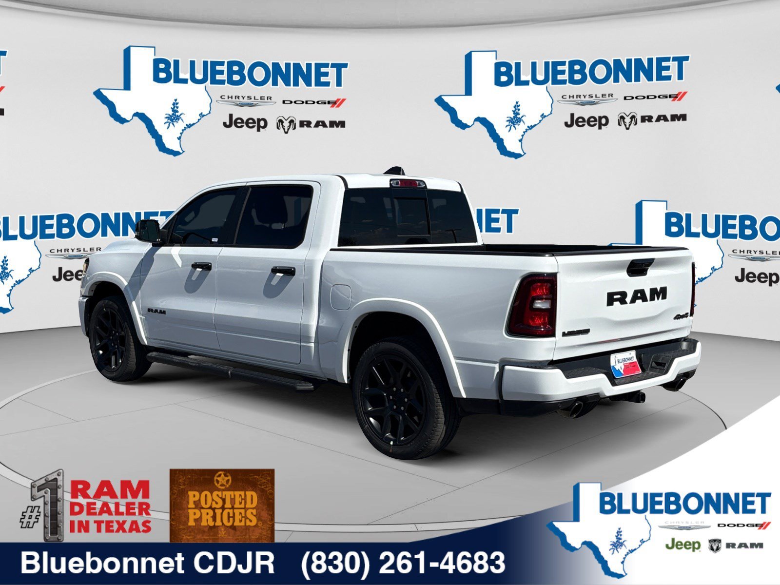 New 2026 Bright White Clear-Coat Exterior Paint RAM Laramie image 7