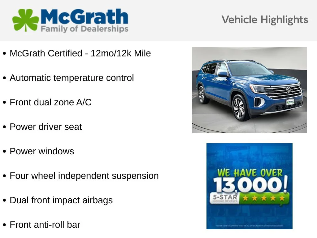 Used 2026 Blue Volkswagen SE w/Technology image 6