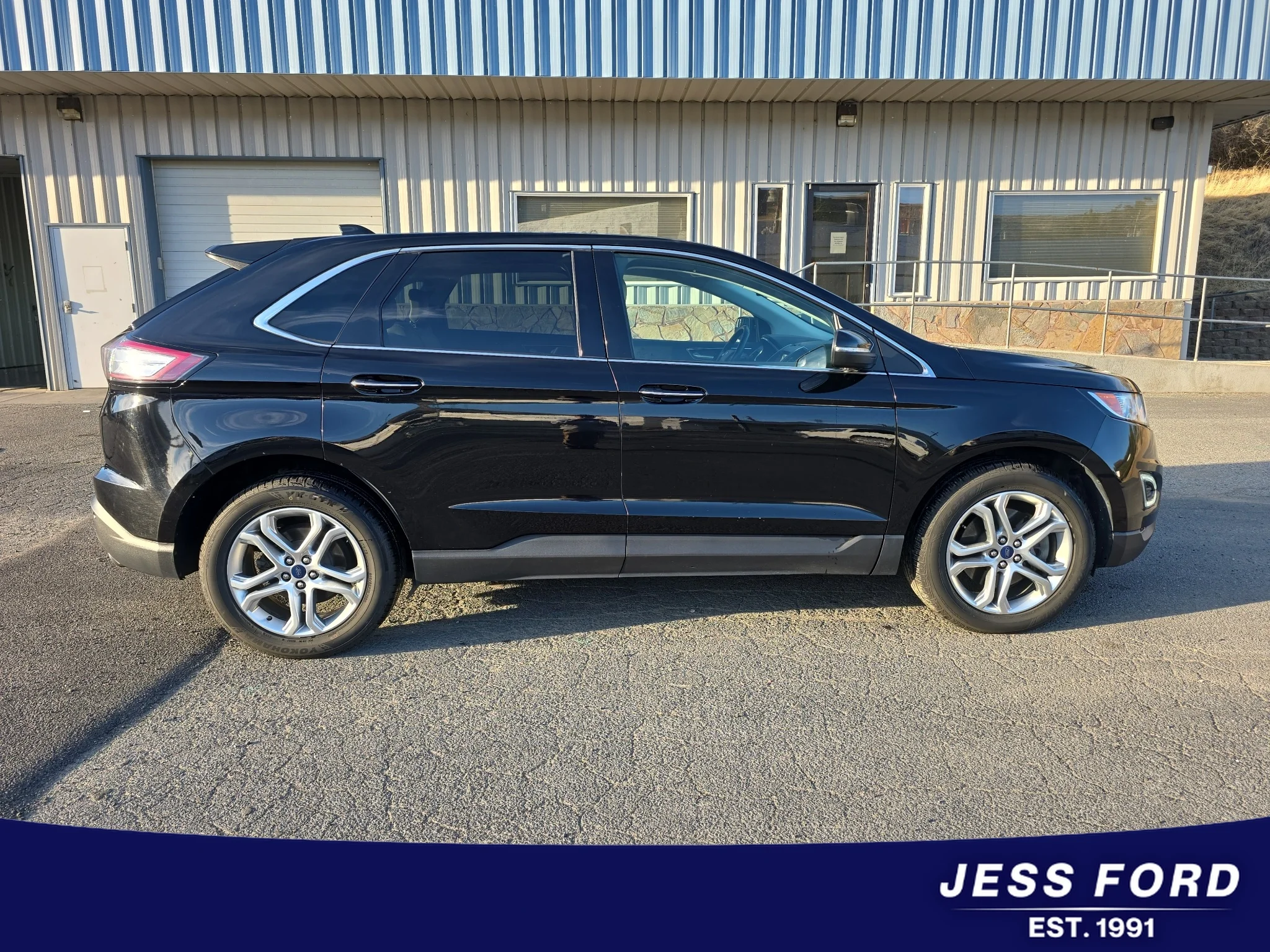 Used 2018 Shadow Black Ford Titanium image 6