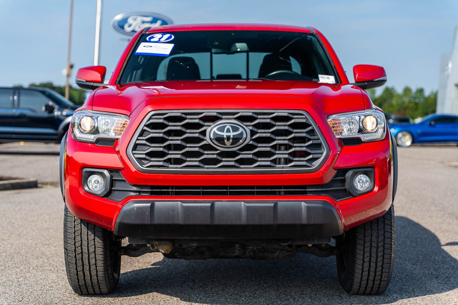 Used 2021 Red Toyota TRD Off-Road image 1