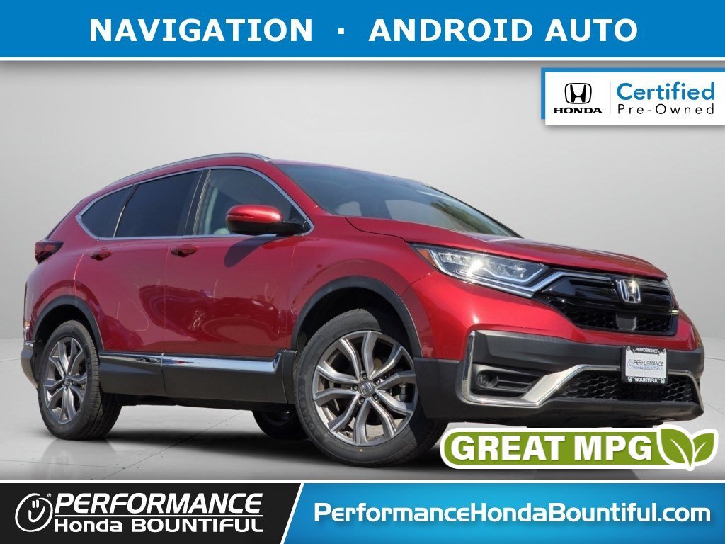 Certified Used 2021 Radiant Red Metallic Honda AWD TOURING image 39