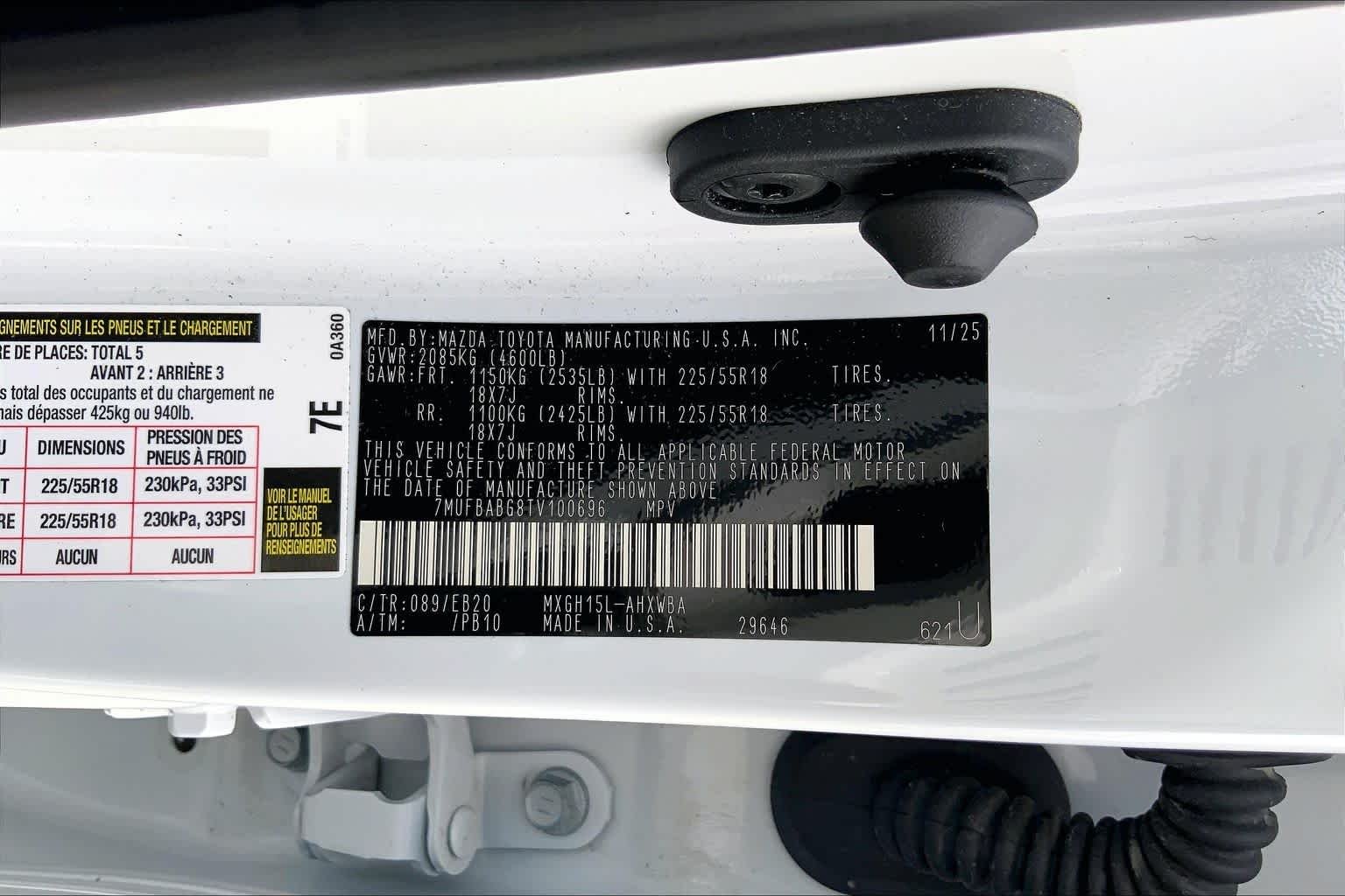 Used 2026 Wind Chill Pearl Toyota Hybrid XSE image 36