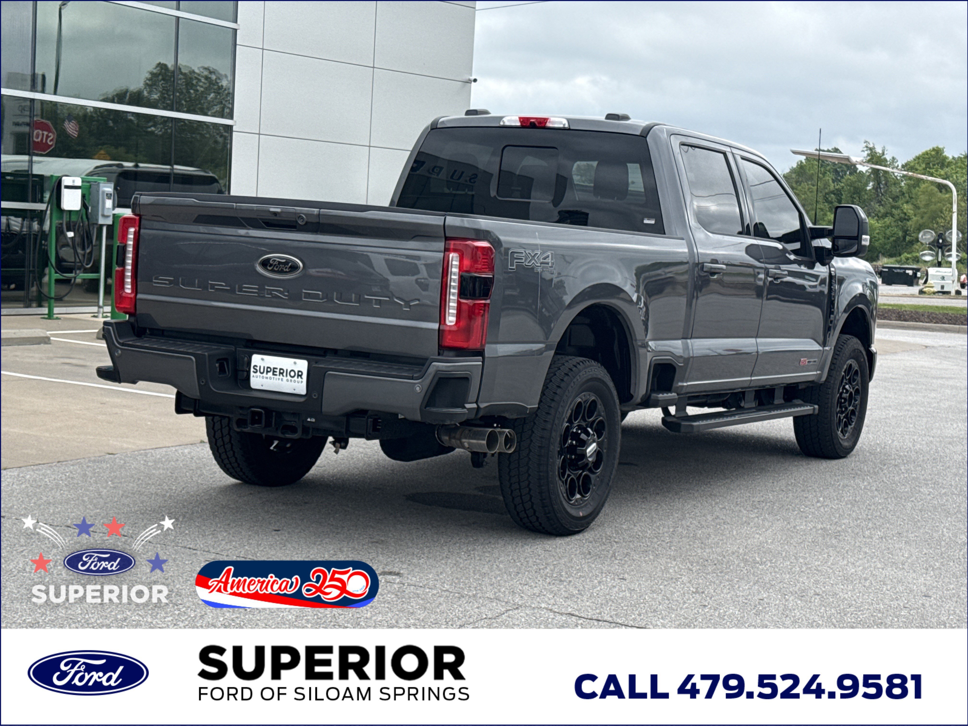 New 2026 Carbonized Gray Metallic Ford Lariat 4WD image 3