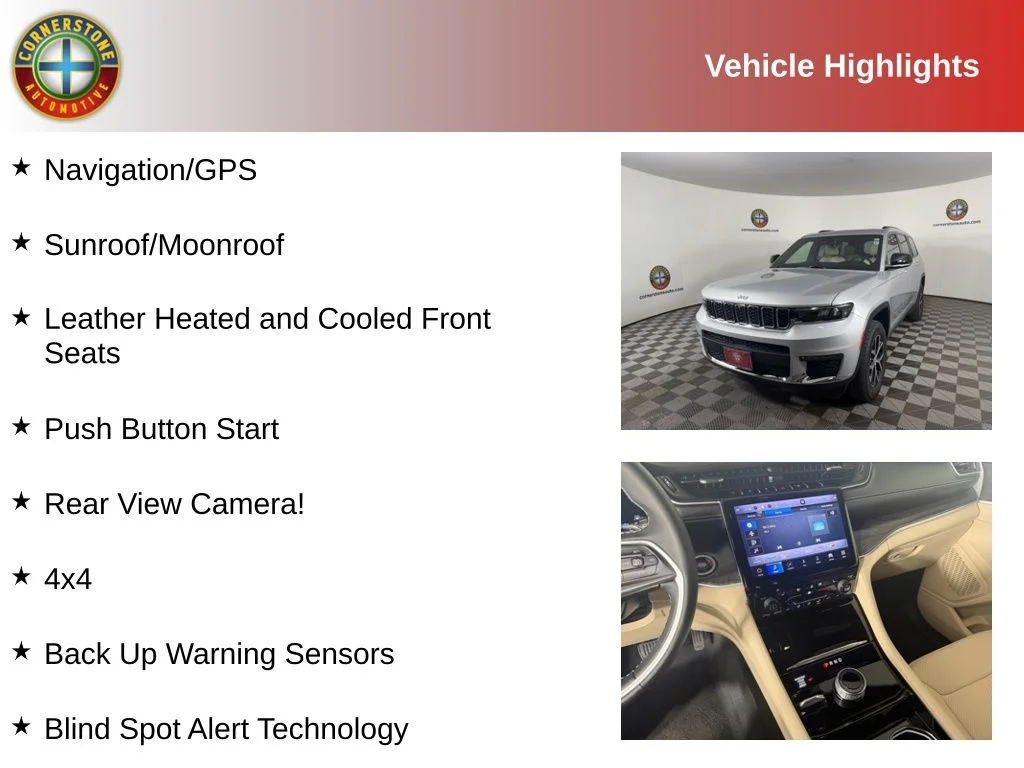 Used 2023 Jeep Grand Cherokee L Limited with VIN 1C4RJKBG3P8825259 for sale in Elk River, Minnesota