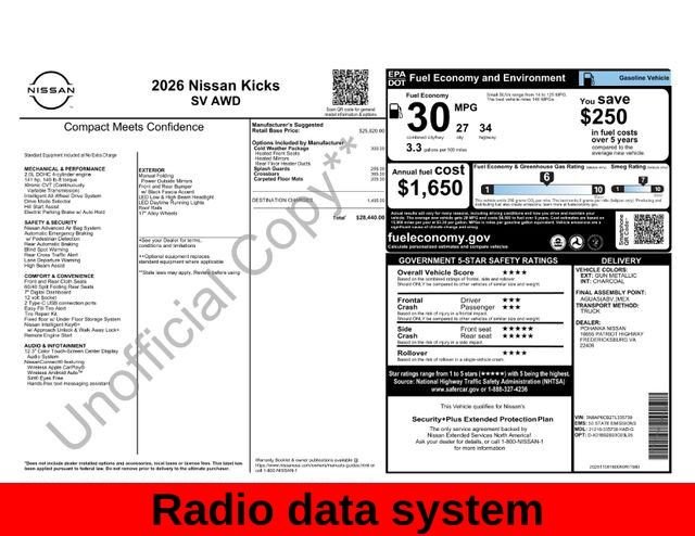 Used 2026 Gun Metallic Nissan SV image 14