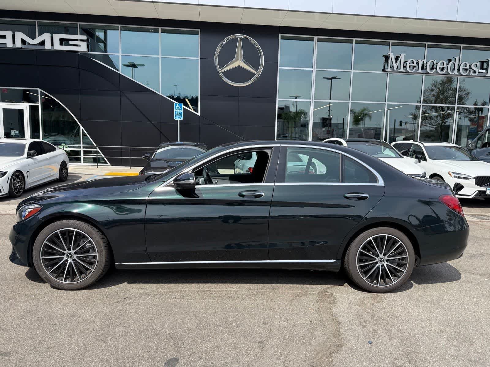 Used 2019 Emerald Green Metallic Mercedes-Benz C 300 image 2