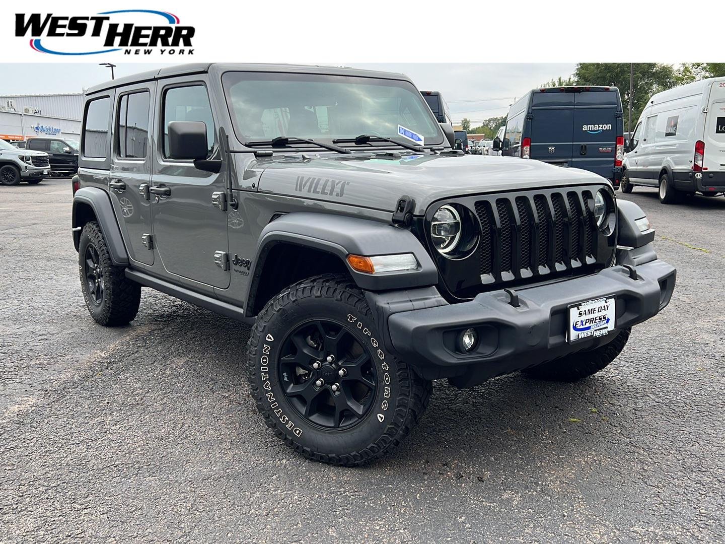 Used 2020 Sting-Gray Clearcoat Jeep Willys image 1