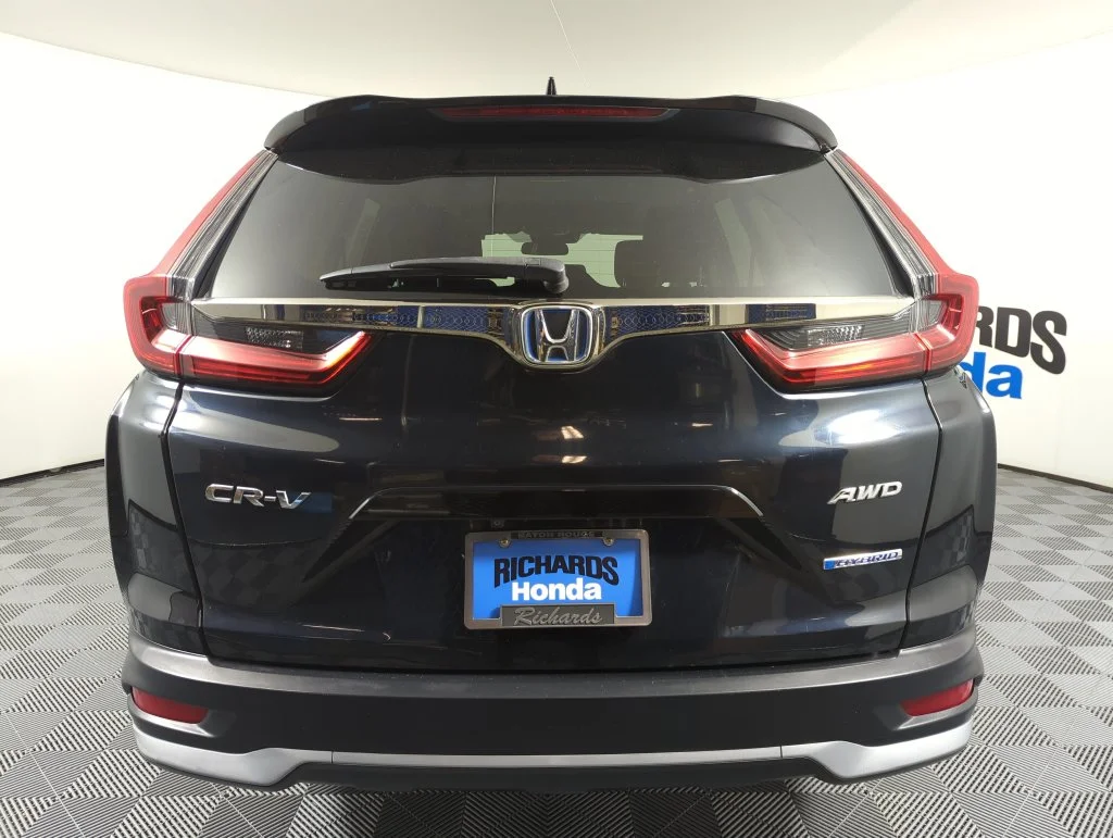 Certified Used 2022 Crystal Black Pearl Honda HYBRID EX image 5