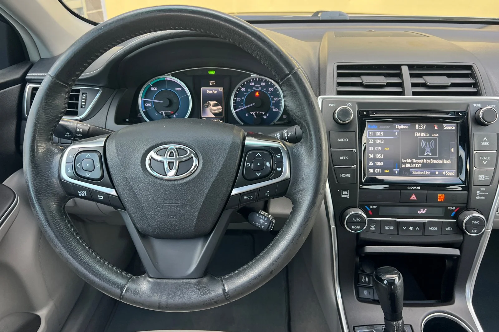 Used 2017 Celestial Silver Toyota Hybrid XLE image 14