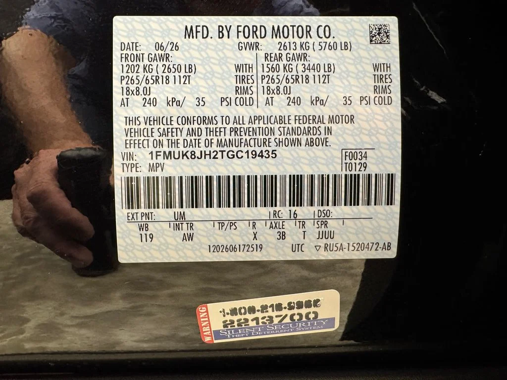 New 2026 Agate Black Metallic Ford Tremor® image 33