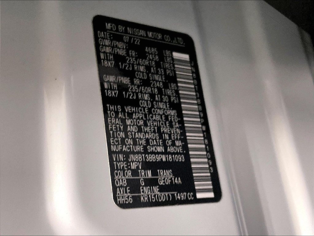 Used 2023 White Nissan SV image 35