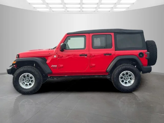 Used 2021 Red Jeep Unlimited Sport S image 4
