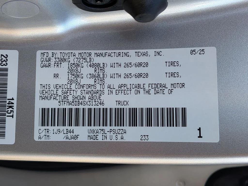 Used 2025 Celestial Silver Metallic Toyota 1794 Edition image 28
