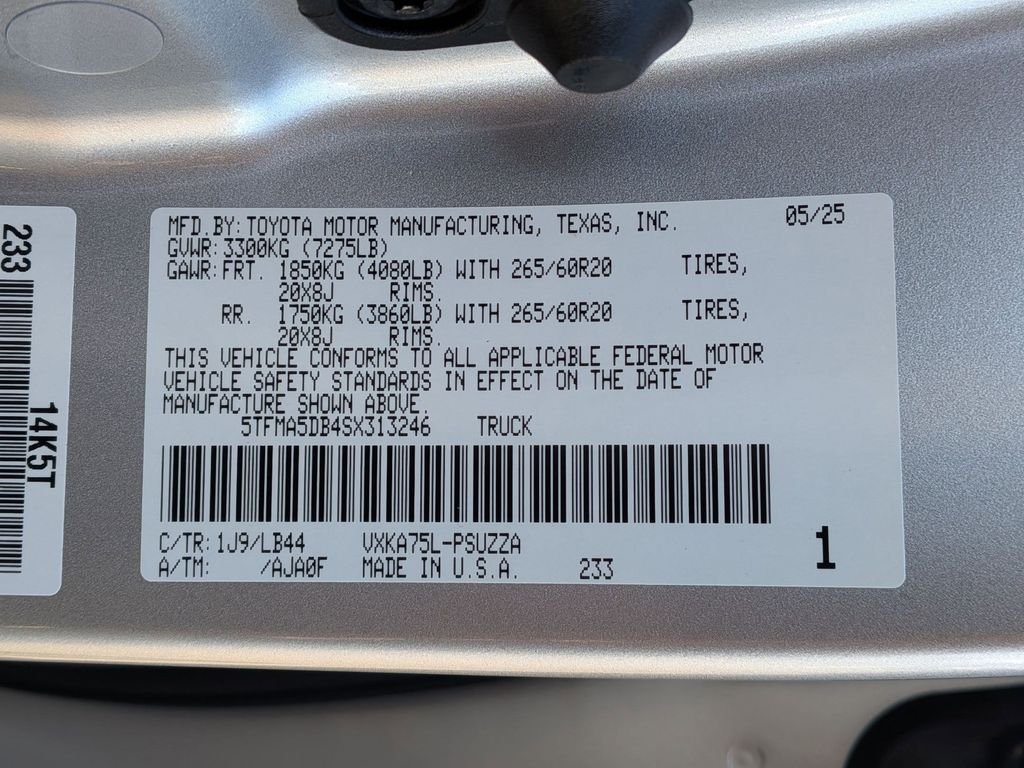 Certified Used 2025 Celestial Silver Metallic Toyota 1794 Edition image 28