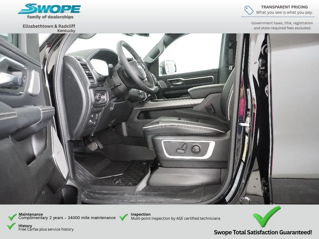 New 2026 Diamond Black Crystal Pearl-Coat Exterior Paint RAM Laramie image 12